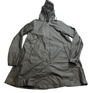 RAINS A-Line Jacket Waterproof Windproof Breathable Women S Raincoat Flared Hem
